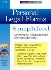 Beispielbild fr Personal Legal Forms Simplified zum Verkauf von Jenson Books Inc