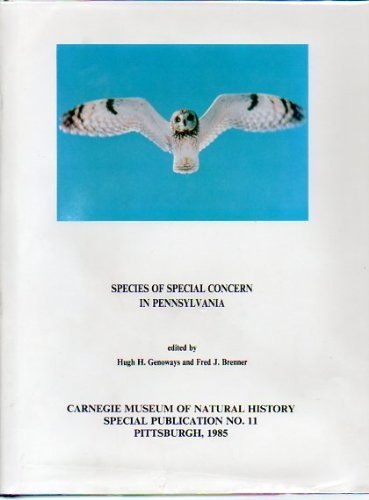 Imagen de archivo de Species of Special Concern in Pennsylvania a la venta por Better World Books