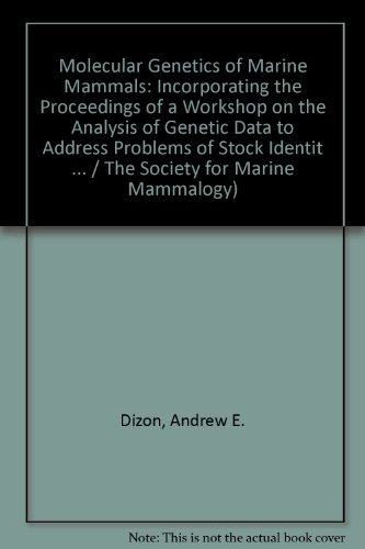 9780935868920: Molecular Genetics of Marine Mammals (Special Publication)