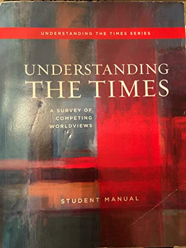 Imagen de archivo de Understanding the Times Student Manual a la venta por HPB-Red