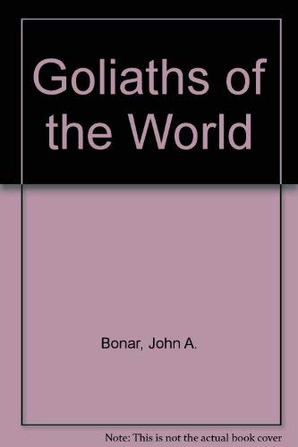 Beispielbild fr Goliaths of the World zum Verkauf von SecondSale