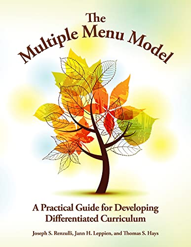 Imagen de archivo de The Multiple Menu Model: A Practical Guide for Developing Differentiated Curriculum a la venta por HPB-Red
