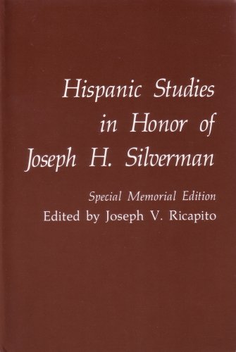 Imagen de archivo de Hispanic studies in honor of Joseph H. Silverman (Juan de la Cuesta Hispanic monographs) a la venta por Midtown Scholar Bookstore