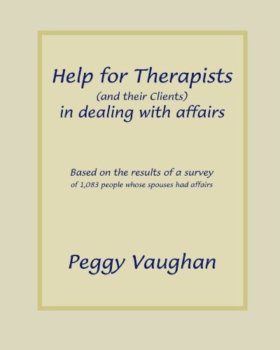 Imagen de archivo de Help for Therapists (and their Clients) in dealing with affairs a la venta por Revaluation Books