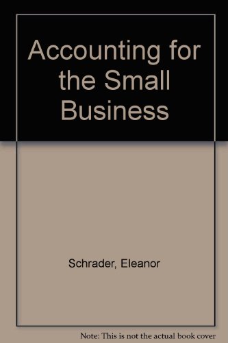 9780936496122: Accounting for the Small Business