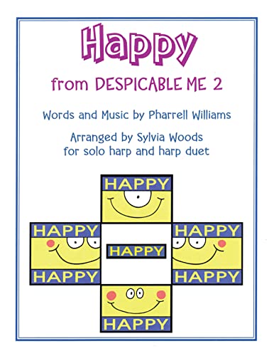 Stock image for Happy: From Despicable Me 2 : For Solo Harp and Harp Duet for sale by Revaluation Books