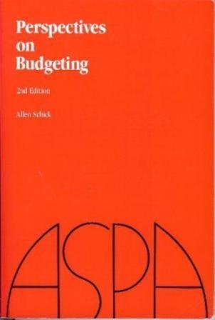 Beispielbild fr Perspective on Budgeting zum Verkauf von Better World Books