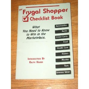 Imagen de archivo de The Frugal Shopper Checklist Book: What You Need to Know to Win in the Marketplace a la venta por Magic Carpet Books