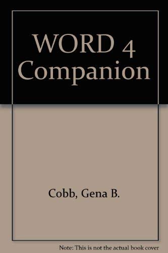 Imagen de archivo de Word 4 Companion a la venta por HPB-Diamond