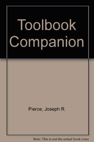 Toolbook Companion (Windows) (9780936767161) by Pierce, Joseph R.