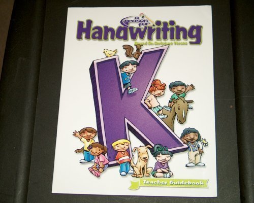 Stock image for Reason for Handwriting - K Guidebook: Kindergarten Guidebook for sale by Irish Booksellers