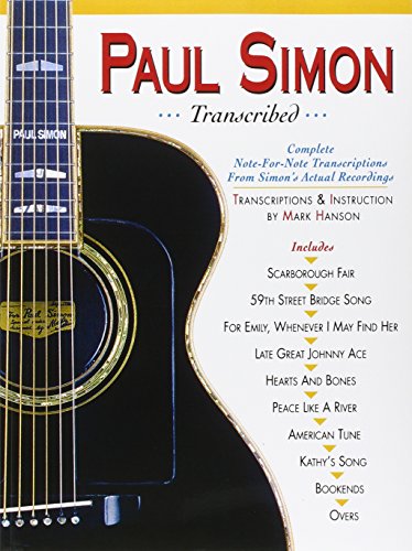 9780936799094: Paul simon - transcribed guitare (Paul Simon/Simon & Garfunkel)