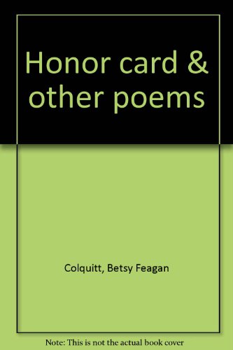 Honor card & other poems (SIGNED)