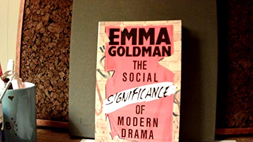 Stock image for The Social Significance Of Modern Drama for sale by Saucony Book Shop