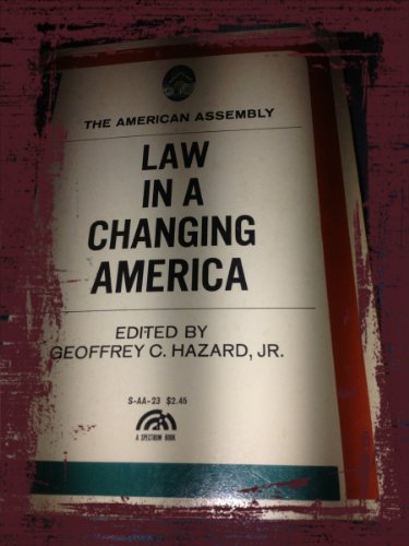 Stock image for Law in a Changing America for sale by Better World Books