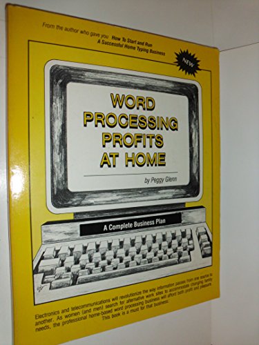 Stock image for Word Processing Profits at Home for sale by Top Notch Books