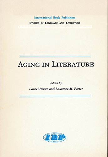 Stock image for Aging in Literature for sale by Better World Books