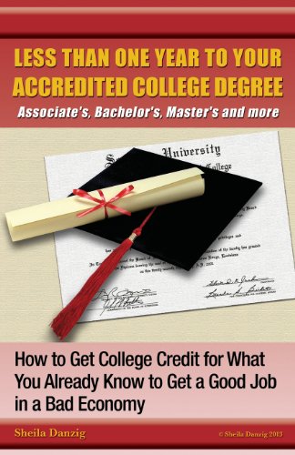 Stock image for Less Than One Year to Your College Degree: How to Get College Credit for What You Already Know to Get a Good Job in a Bad Economy for sale by Lucky's Textbooks