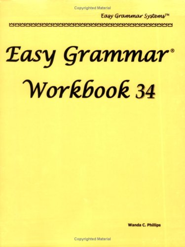 Imagen de archivo de Easy Grammar Workbook 34 a la venta por SecondSale