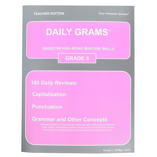 Stock image for Daily Grams Guided Review Aiding Mastery Skills Grd 5: Grade 5 for sale by Hafa Adai Books