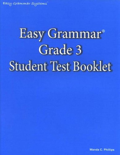 9780936981499: Easy Grammar Grade 3 Student Test Booklet