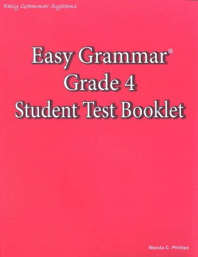 9780936981505: Easy Grammar Grade 4 Test Book