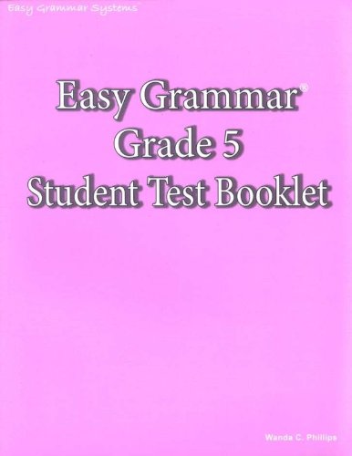 Stock image for Easy Grammar Grade 5 Test Book for sale by Gulf Coast Books