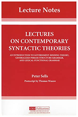 Beispielbild fr Lectures on Contemporary Syntactic Theories zum Verkauf von Chequamegon Books