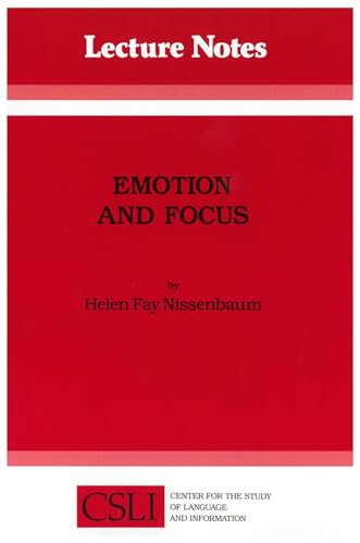 Stock image for Emotion and Focus for sale by Better World Books