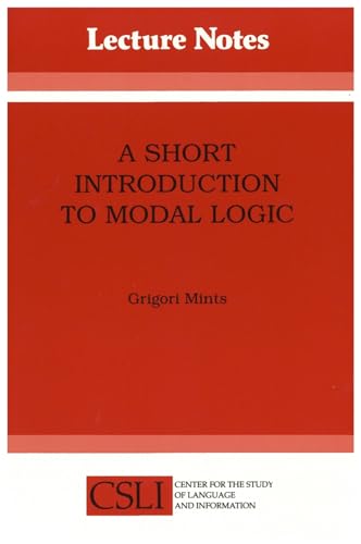 Imagen de archivo de A Short Introduction to Modal Logic a la venta por Revaluation Books