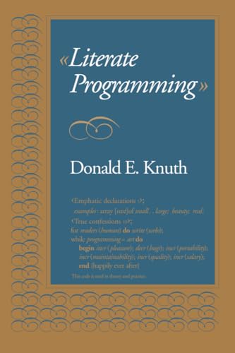 9780937073803: Literate Programming: 27 (Center for the Study of Language and Information Publication Lecture Notes)