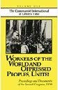 9780937091081: Workers of the World and Oppressed Peoples Unite: Proceedings and Documents of the Second Congress, 1920: v.1