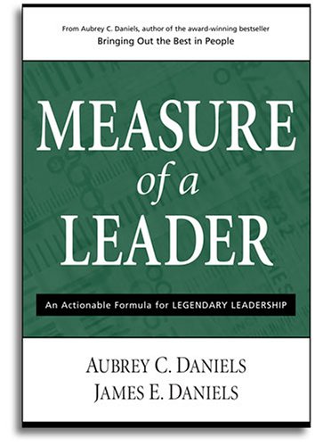 Beispielbild fr Measure of a Leader zum Verkauf von ThriftBooks-Atlanta