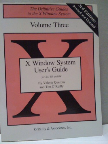 Beispielbild fr X Window System User's Guide (Definitive Guides to the X Window System) zum Verkauf von SecondSale