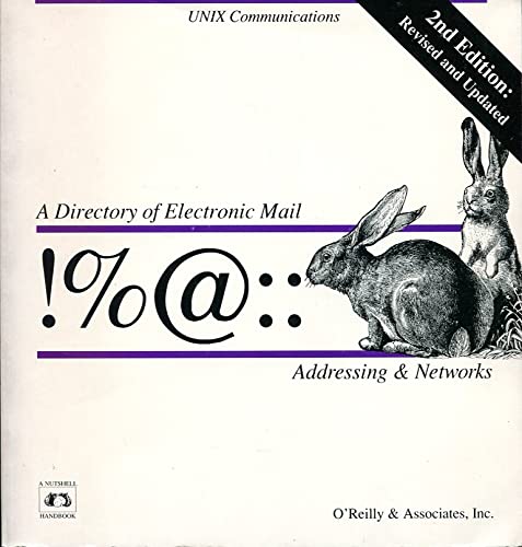 9780937175156: A Directory of Electronic Mail Addressing And Networks