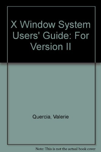 Imagen de archivo de X Window Sys Users GD a la venta por HPB-Red