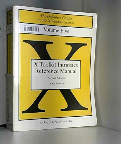 Beispielbild fr X Toolkit Intrinsics Reference Manual: R-4 Ed. (Definitive Guides to the X Window System) zum Verkauf von HPB-Red