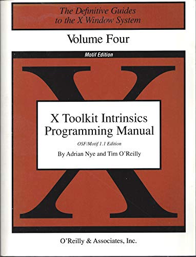 Beispielbild fr X Toolkit Intrinsics Programming Manual zum Verkauf von Ammareal