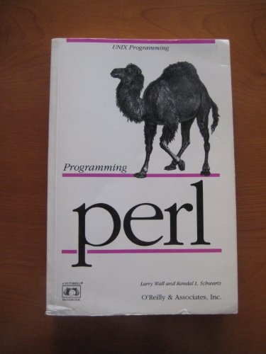 9780937175644: PROGRAMMING PERL