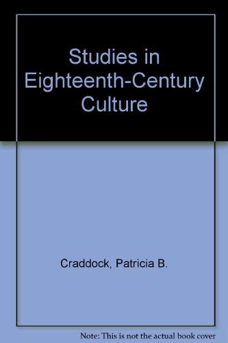 Studies in Eighteenth-Century Culture- Volume 22