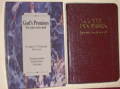 Imagen de archivo de God's Promises for Your Every Need a la venta por Gulf Coast Books