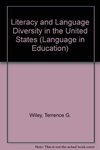 Stock image for Literacy and Language Diversity in the United States for sale by Anybook.com