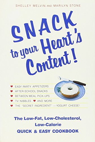 Stock image for Snack to Your Heart's Content!: The Low-Fat, Low-Cholesterol, Low-Calorie Quick & Easy Cookbook for sale by SecondSale