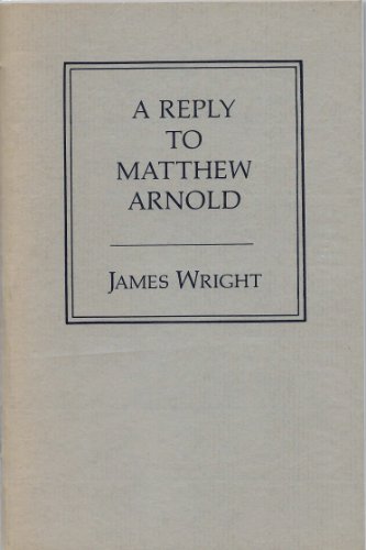 A REPLY TO MATTHEW ARNOLD