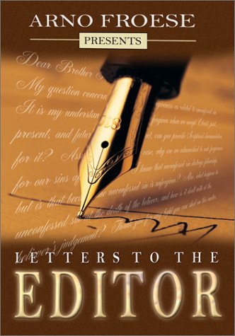 9780937422496: Letter to the Editor