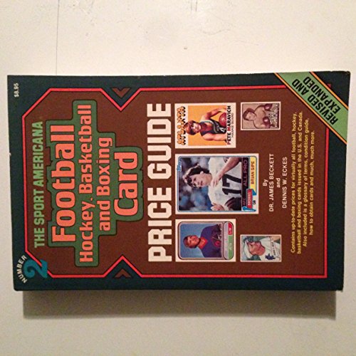 Beispielbild fr Football, Hockey, Basketball and Boxing Card Price Guide (Sport Americana, Book Number 2) zum Verkauf von Wonder Book