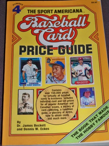 Imagen de archivo de Sport Americana Baseball Card Pride Guide (No. 4) a la venta por Black and Read Books, Music & Games