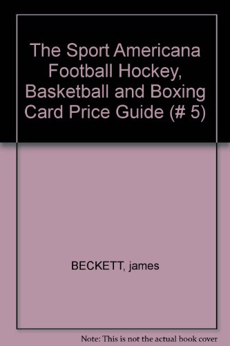 Stock image for Football, Hockey, Basetball, Boxing and Wrestling Card Price Guide No 5 for sale by ThriftBooks-Atlanta