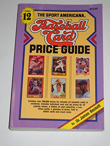 Imagen de archivo de Sport Americana Series: Baseball Price Guide No. 12 (Sport Americana Baseball Card Price Guide) a la venta por HPB-Diamond