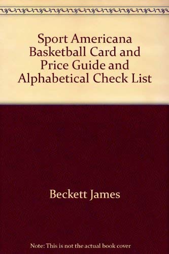 Beispielbild fr Sport Americana Basketball Card and Price Guide and Alphabetical Check List zum Verkauf von The Maryland Book Bank